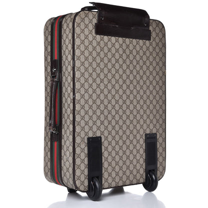 Gucci GG Plus Monogram Small Web Trolley Brown 3 of 41