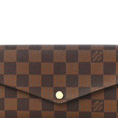 Louis Vuitton Damier Ebene Sarah Wallet NM 6 of 11