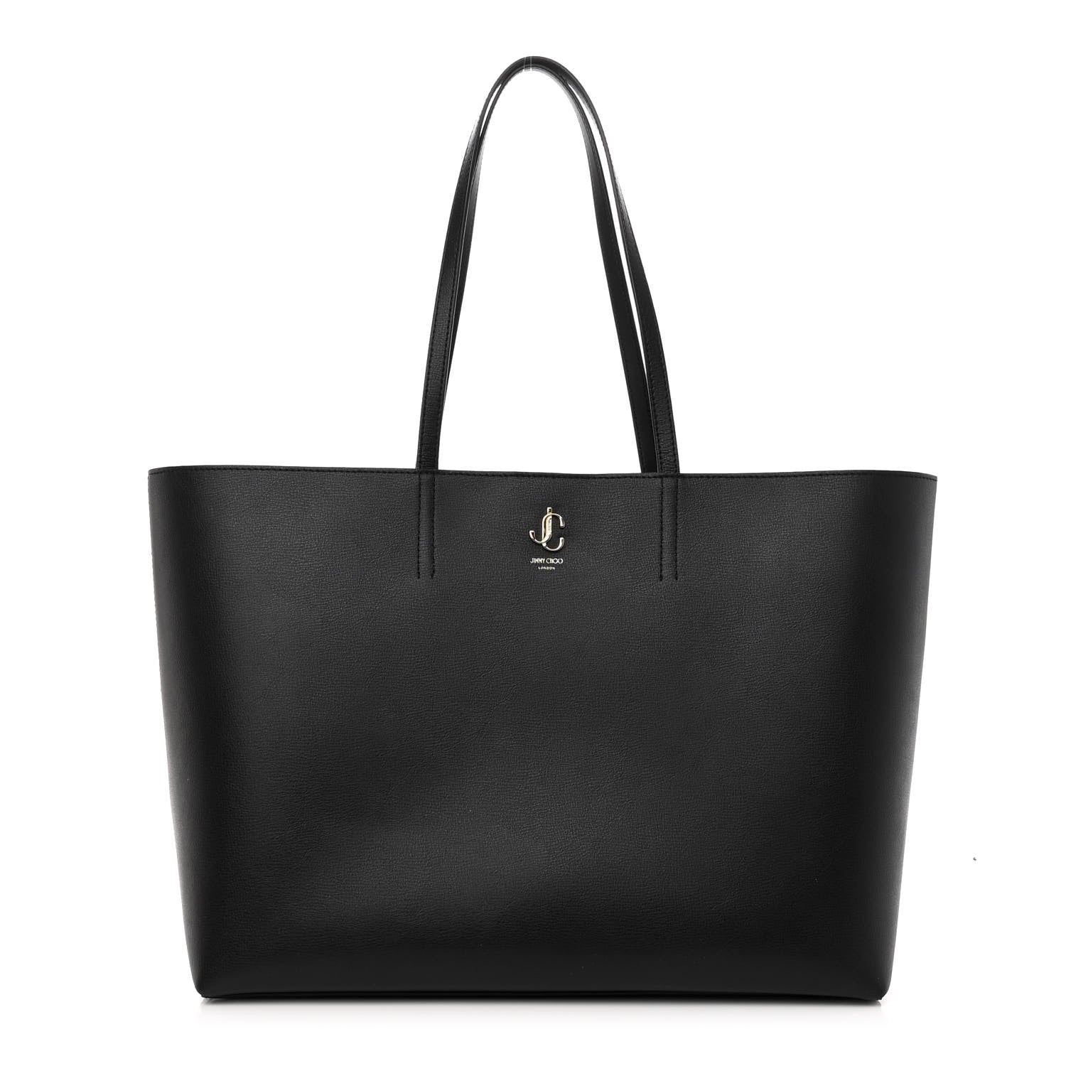 Jimmy Choo Grainy Calfskin Nine2Five East West Tote Black 1 of 9