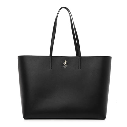 Jimmy Choo Grainy Calfskin Nine2Five East West Tote Black 1 of 9