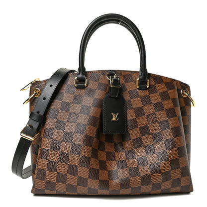 Louis Vuitton Damier Ebene Odeon Tote PM Black 1 of 8