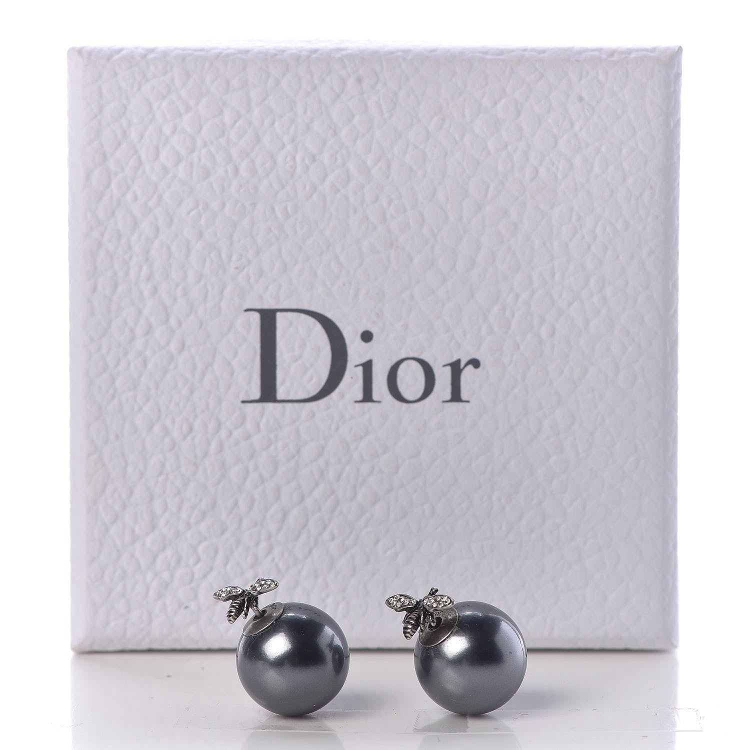 Christian Dior Mise En Dior Tribal Bee Earrings Grey 6 of 6