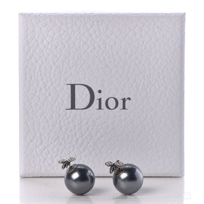 Christian Dior Mise En Dior Tribal Bee Earrings Grey 6 of 6