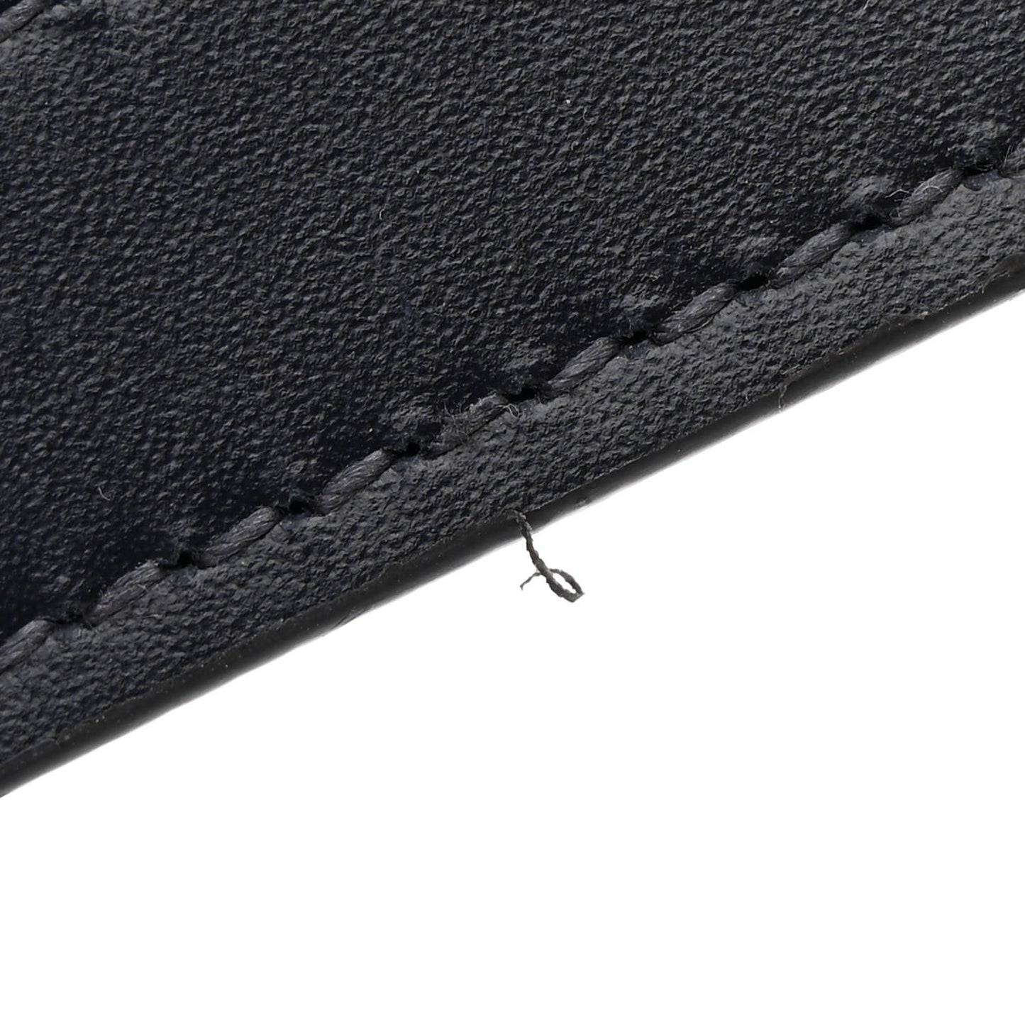 Calfskin Oblique Saddle Bag With Strap Blue