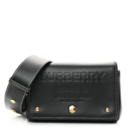 Burberry Smooth Calfskin Hackberry Crossbody Bag Black 1 of 18