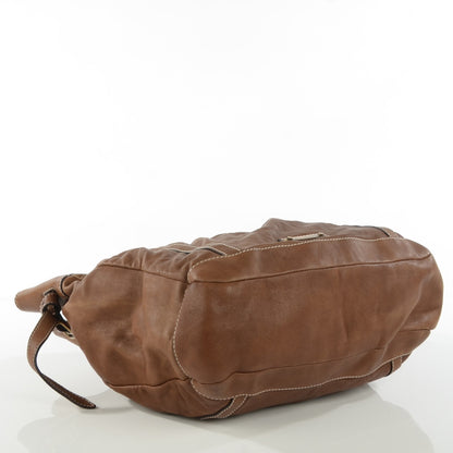 Burberry Washed Lambskin Tote Brown 4 of 9