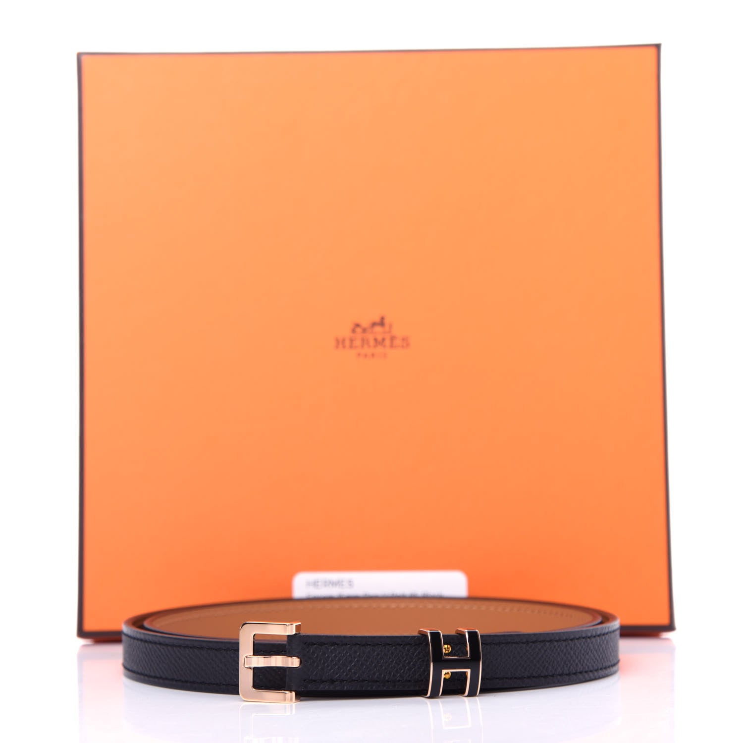Hermes Epsom 15mm Pop H Belt 85 Black 6 of 6