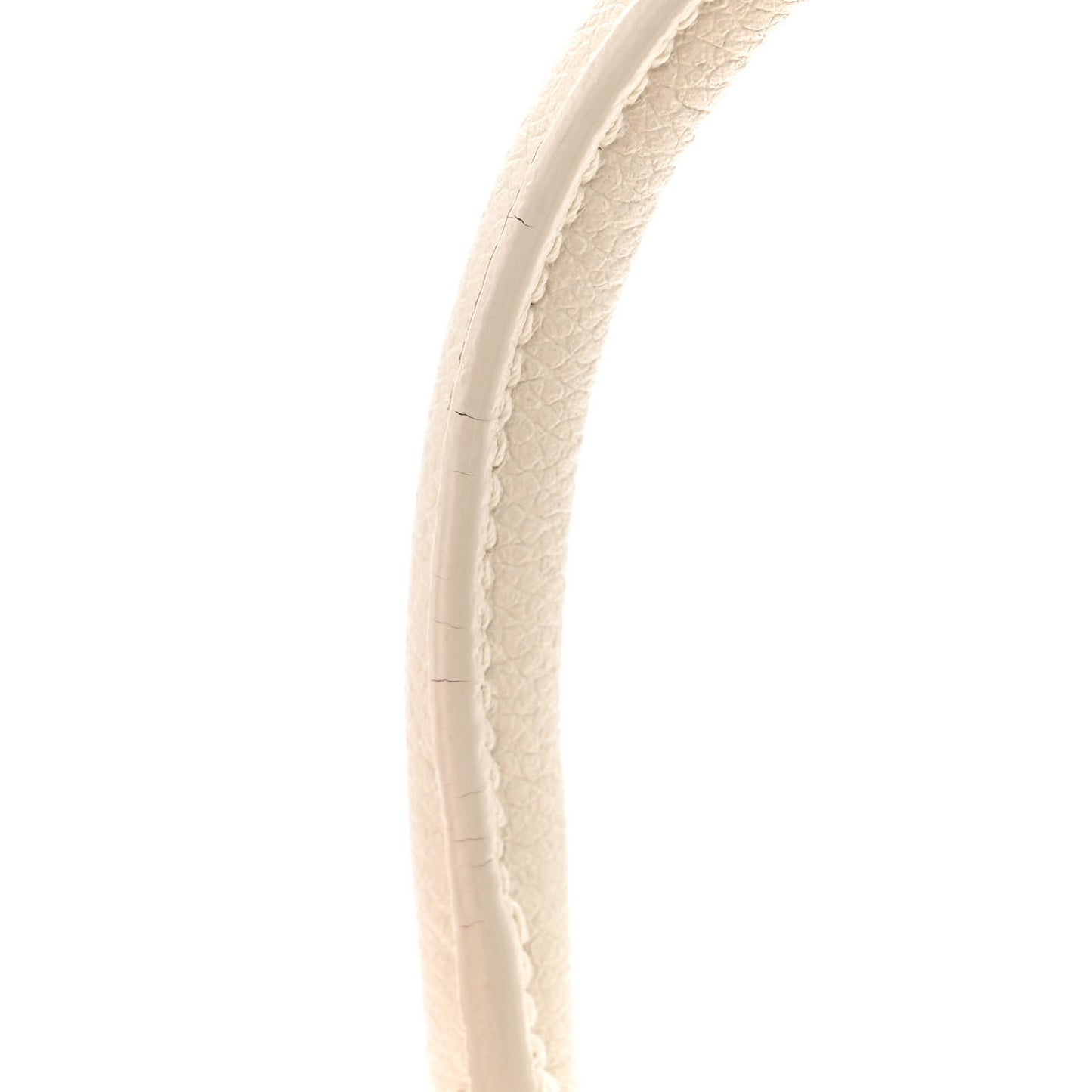 Grained Calfskin Nano Sac de Jour Dove White
