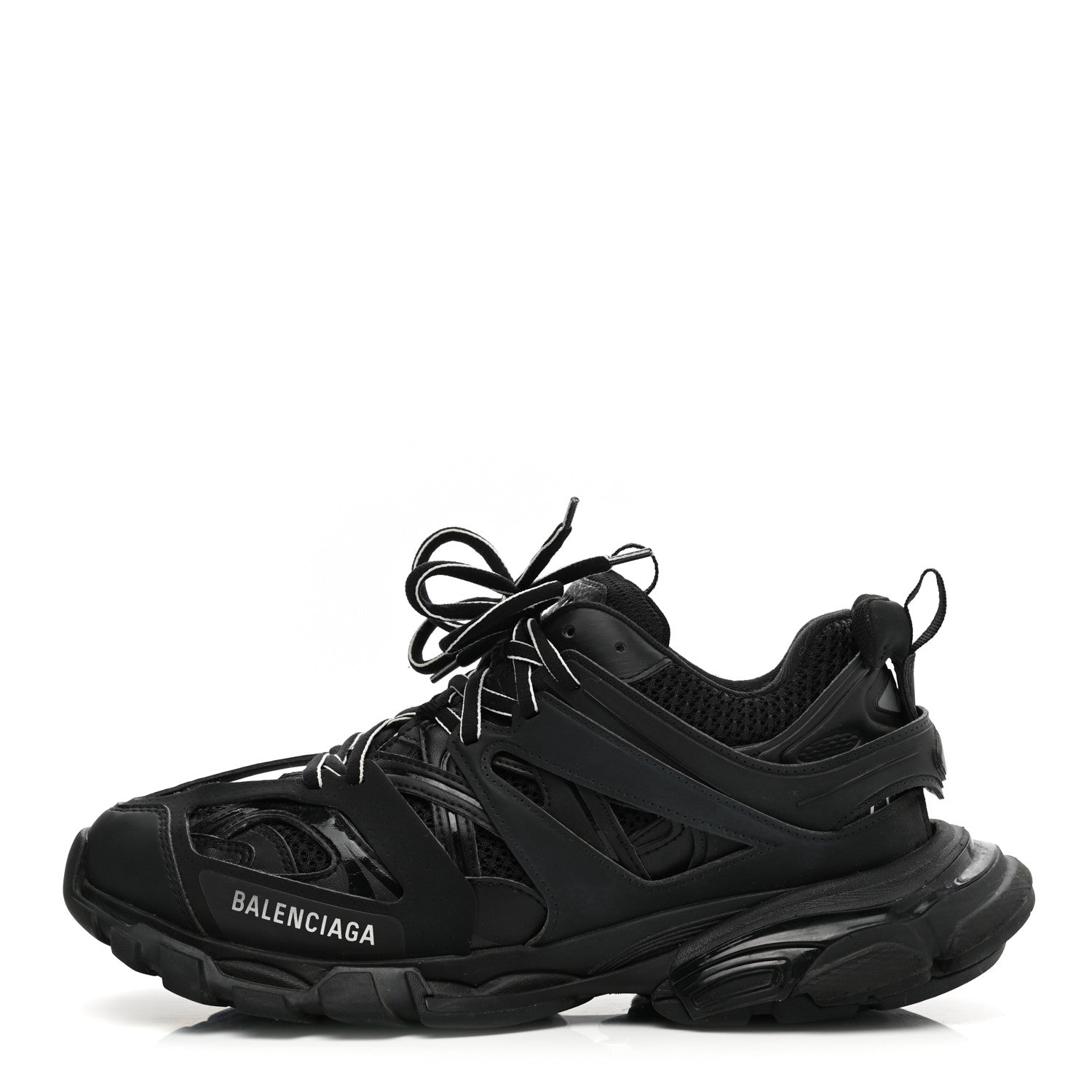 Balenciaga Mesh Nylon Mens Track Sneakers 42 Black 1 of 12