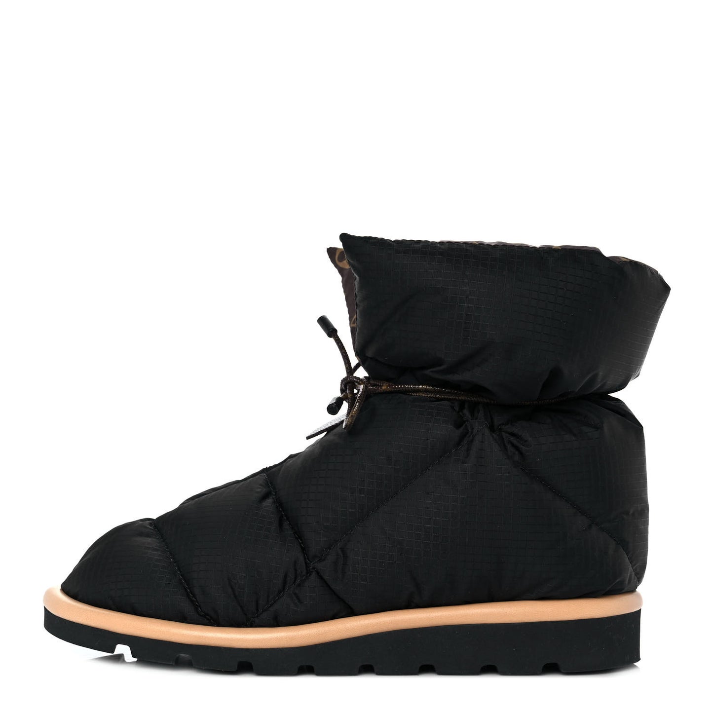 Nylon Monogram Pillow Comfort Ankle Boot 41 Black
