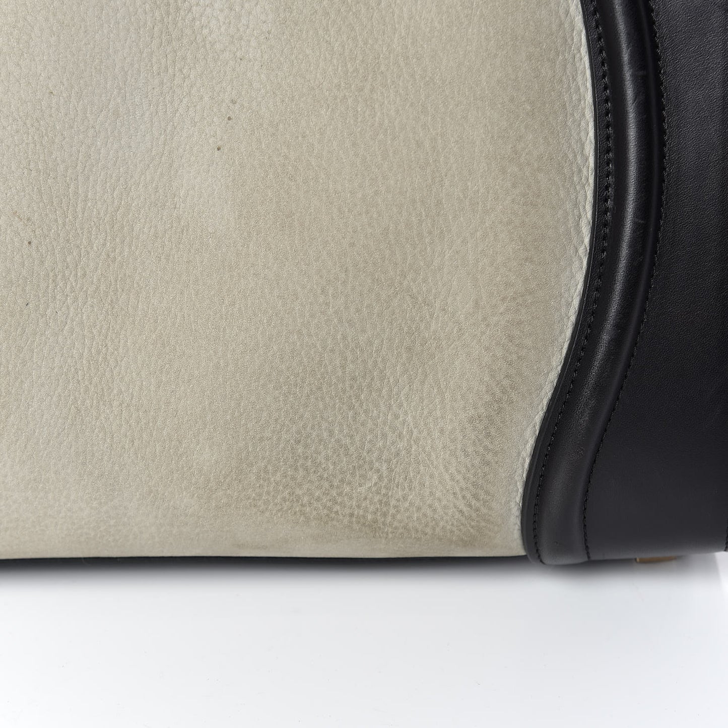 Nubuck Smooth Calfskin Mini Tri-Color Luggage Olive