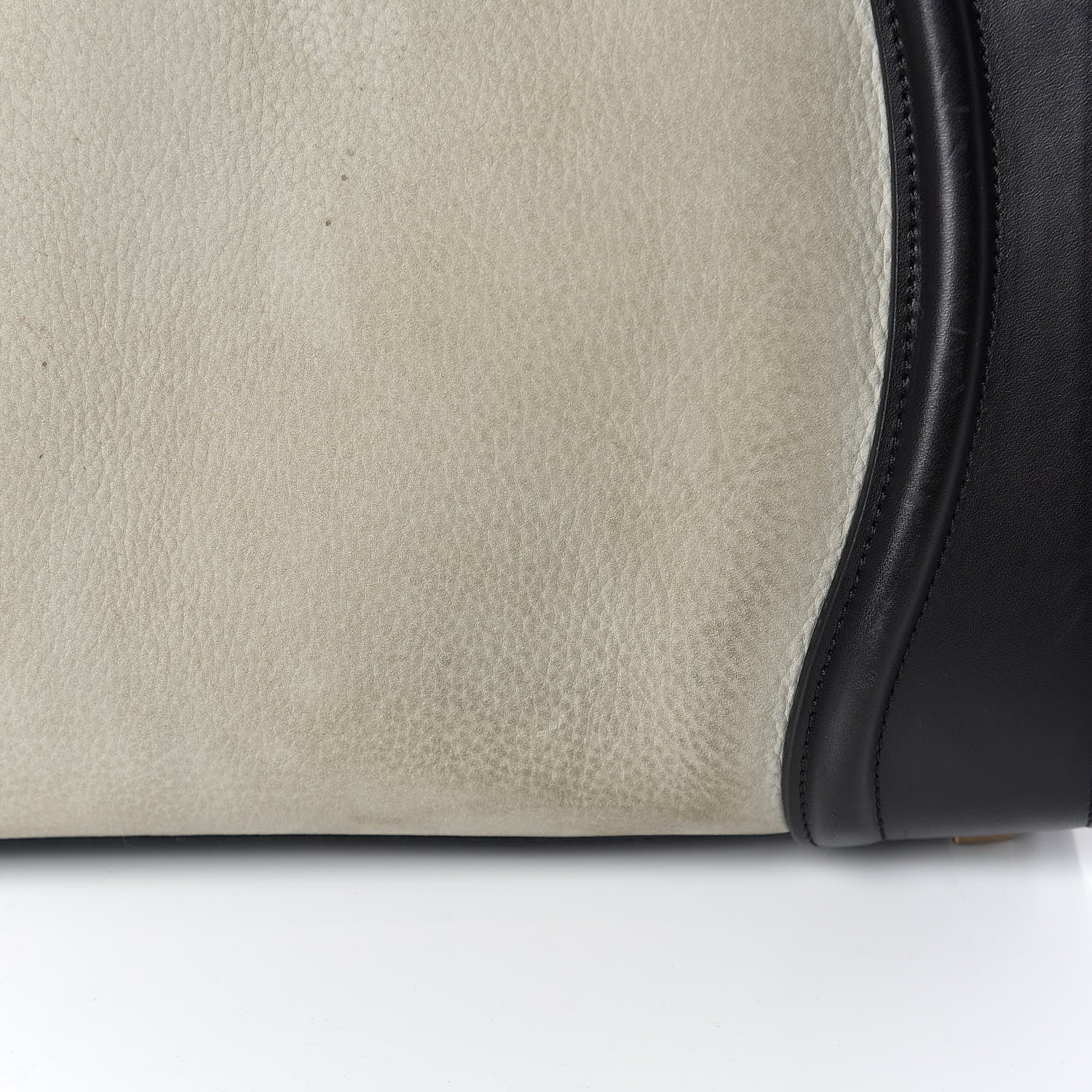 Celine Nubuck Smooth Calfskin Mini Tri-Color Luggage Olive 11 of 18