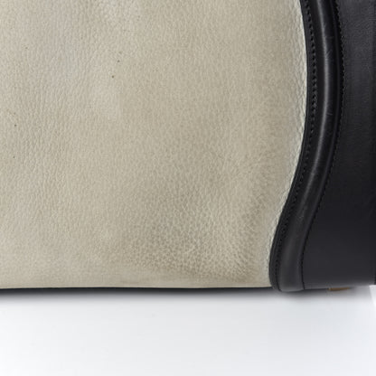Celine Nubuck Smooth Calfskin Mini Tri-Color Luggage Olive 11 of 18