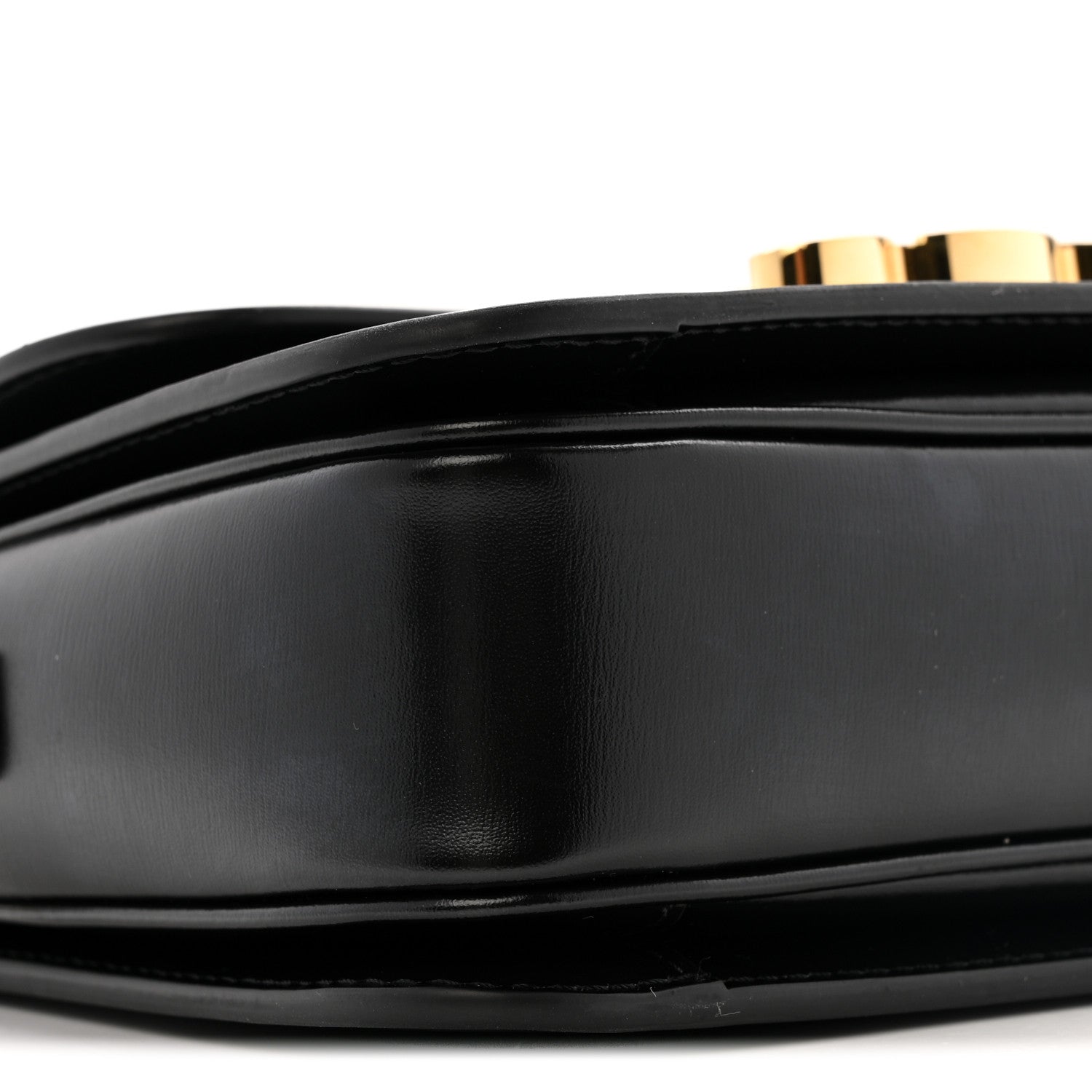 Celine Shiny Calfskin Teen Triomphe Black 9 of 13
