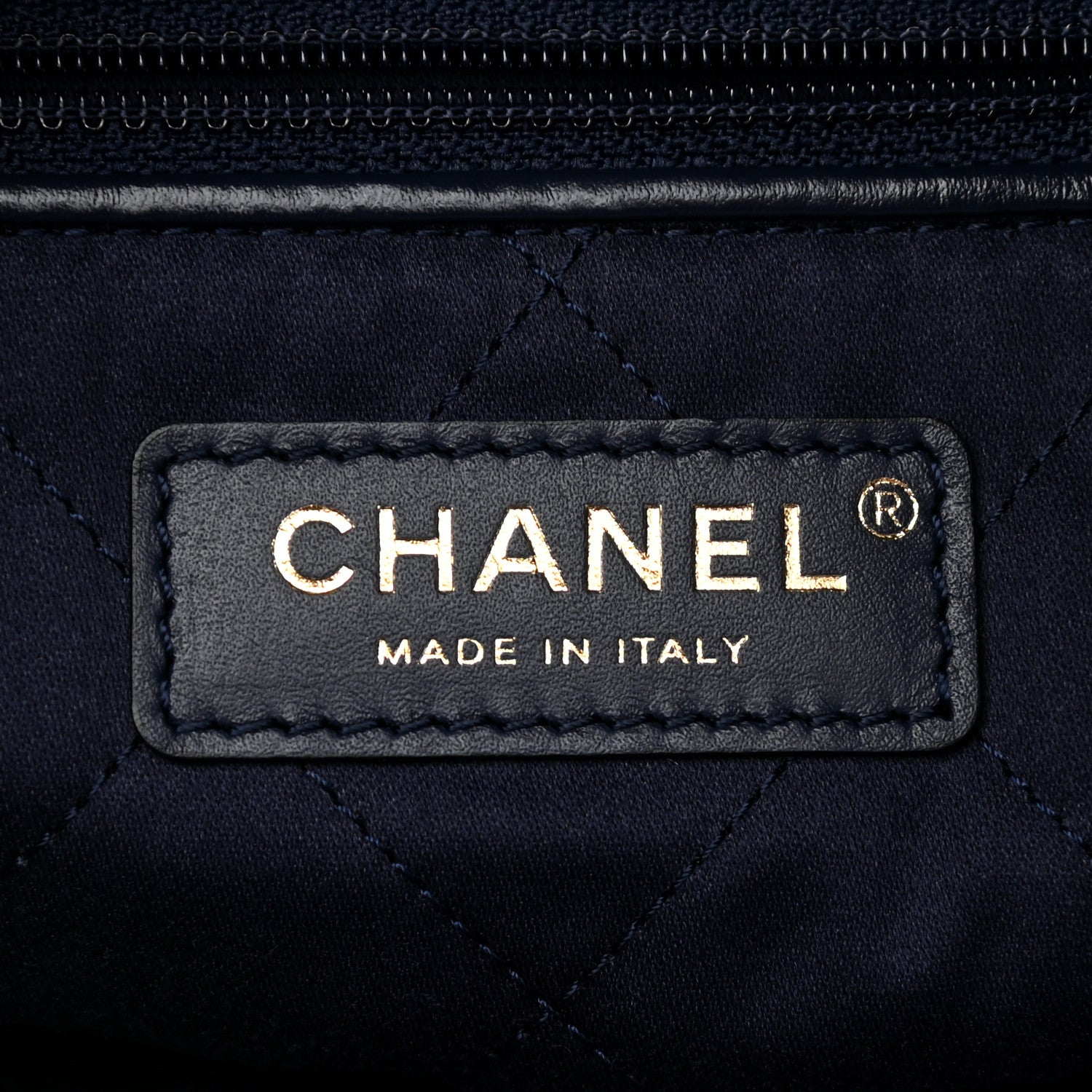 Chanel Shiny Calfskin Quilted Chanel 22 Navy Blue 8 of 11