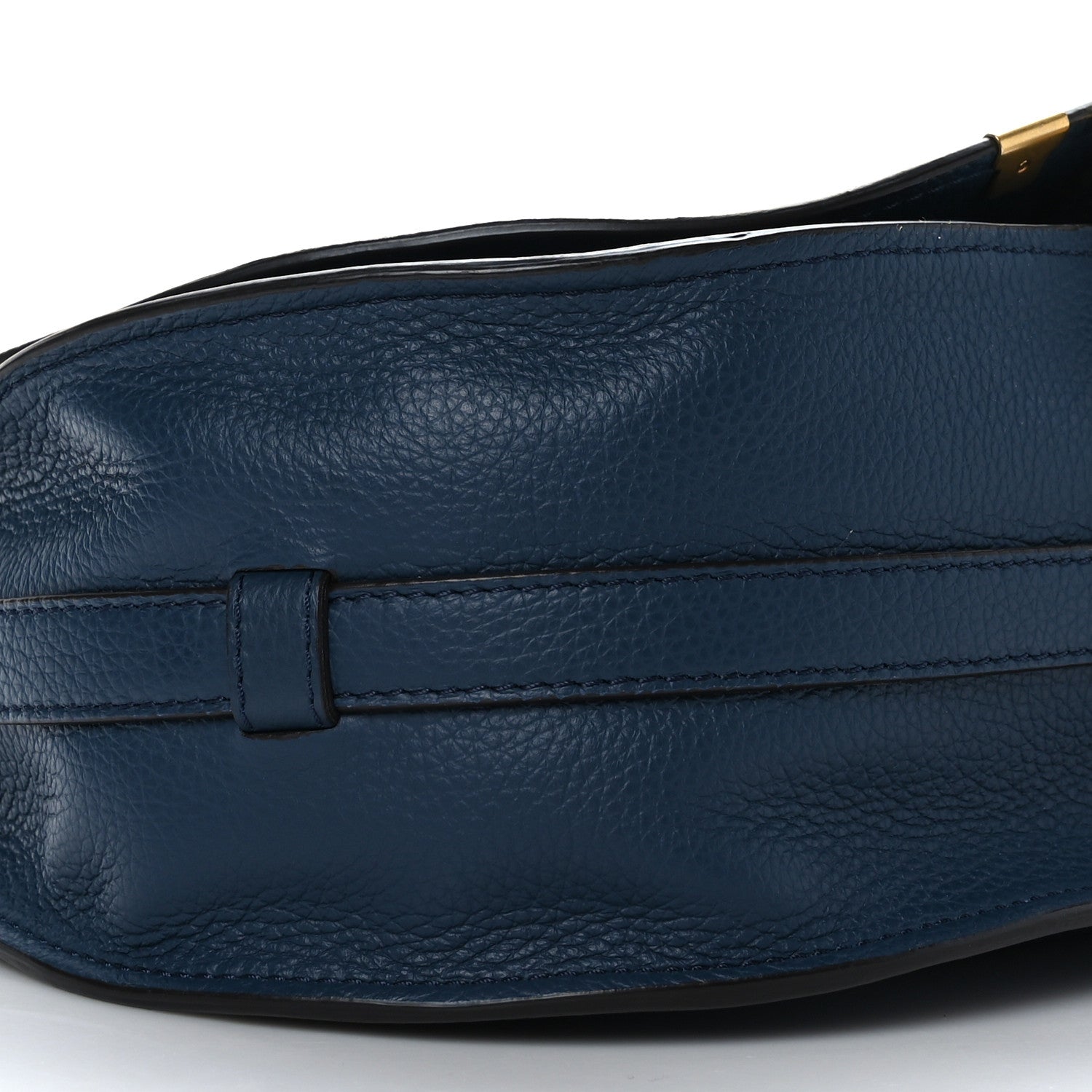 Chloe Calfskin Medium Marcie Round Crossbody Bag Navy 9 of 10