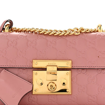 Gucci Guccissima Small Padlock Shoulder Bag Rose Baby Candy 8 of 11