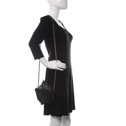 Chanel Caviar Quilted Small CC Filigree Vanity Case Black 2 of 10