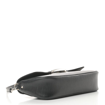 Louis Vuitton Epi Montaigne Clutch Black 4 of 10