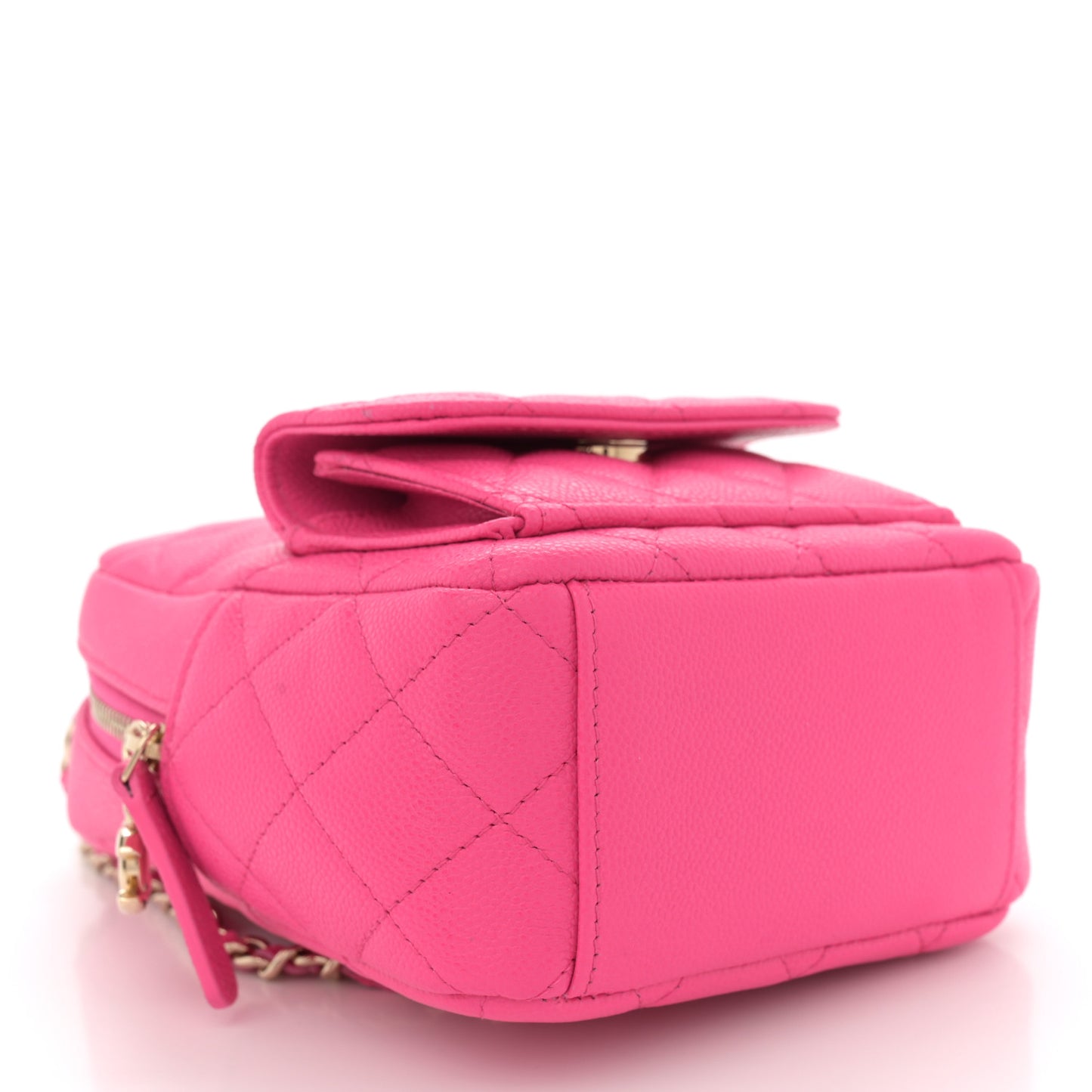 Caviar Quilted CC Mini Classic Backpack Pink