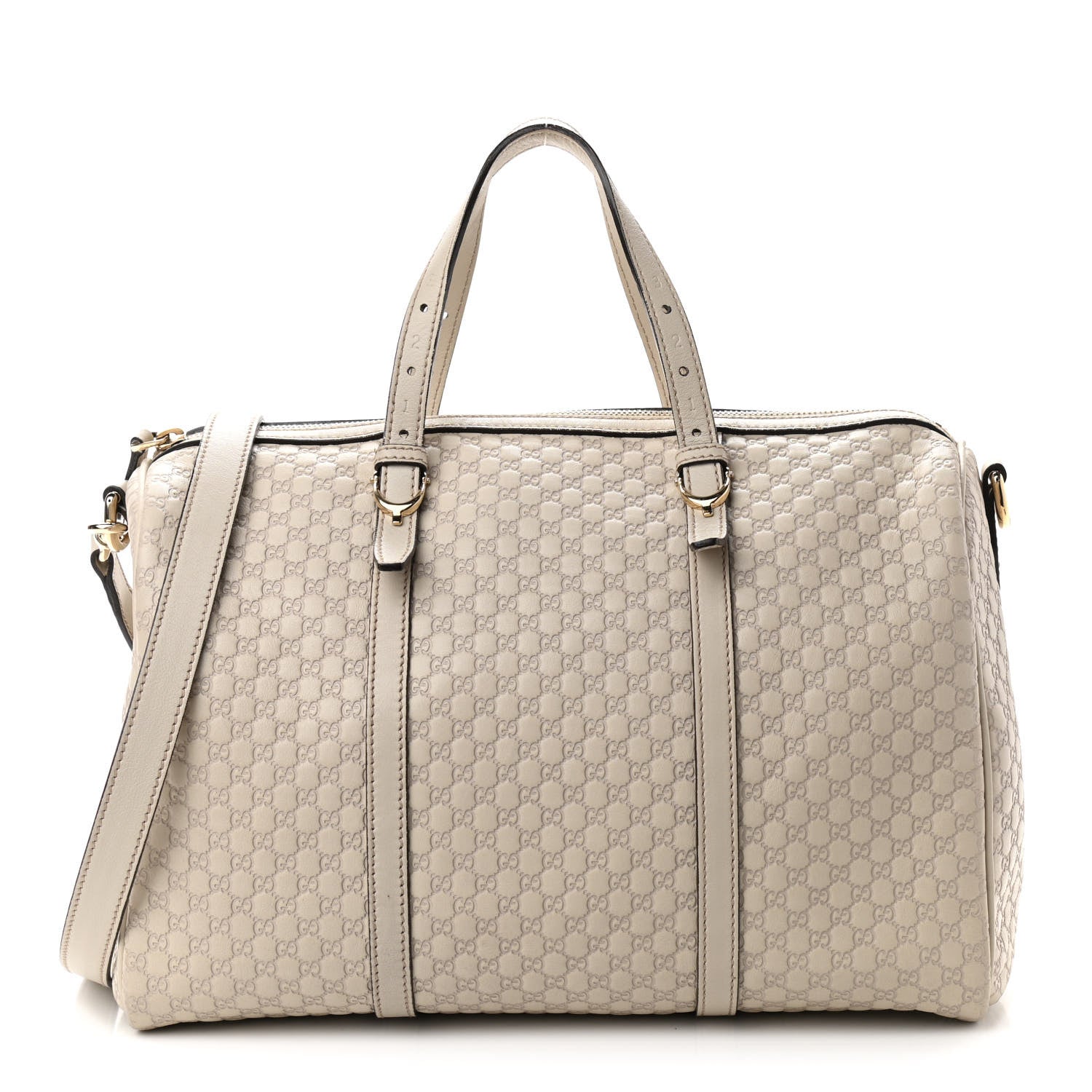 Gucci Soft Microguccissima Medium Nice Boston Off White 1 of 16