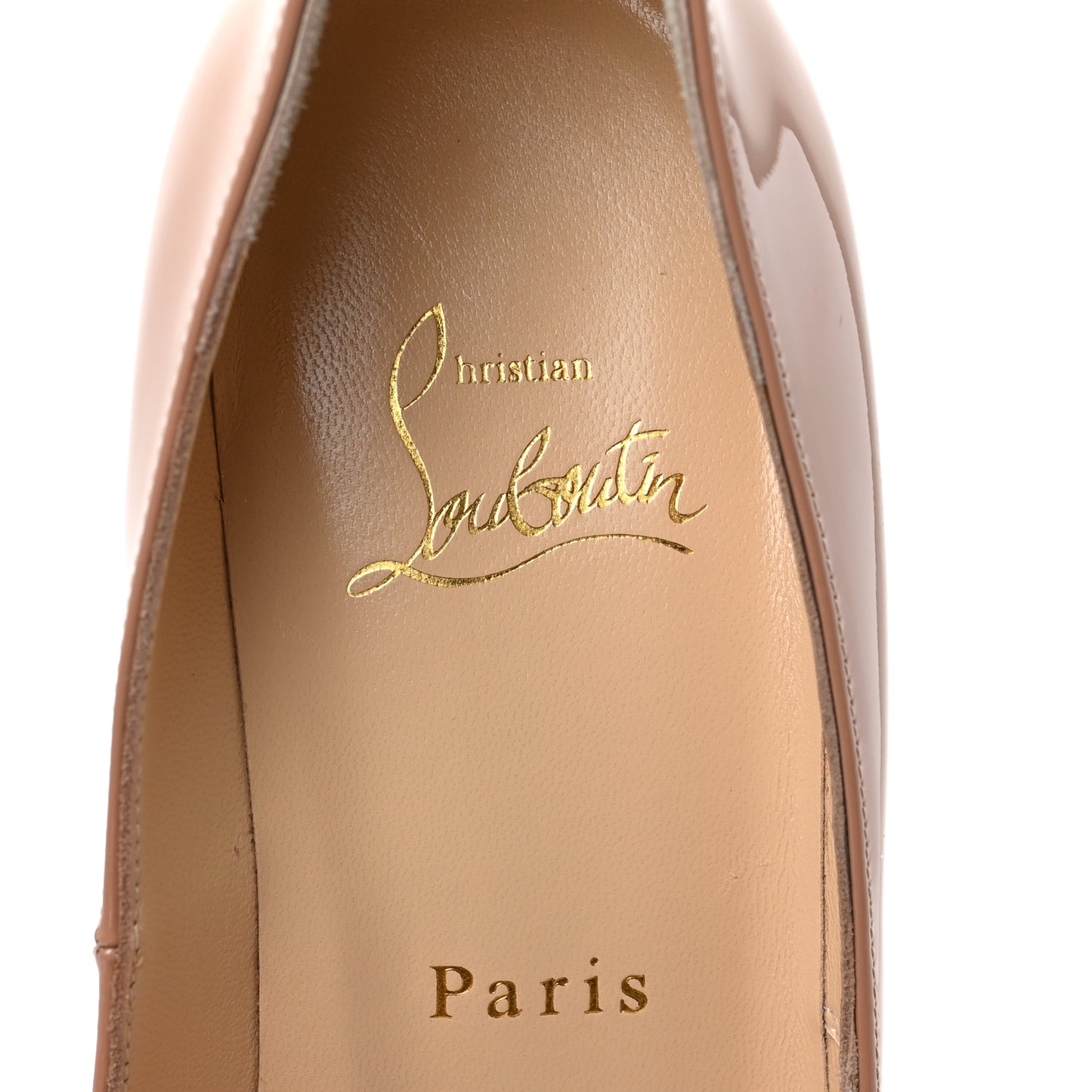 Patent New Very Prive 120 Pumps 37.5 Nude