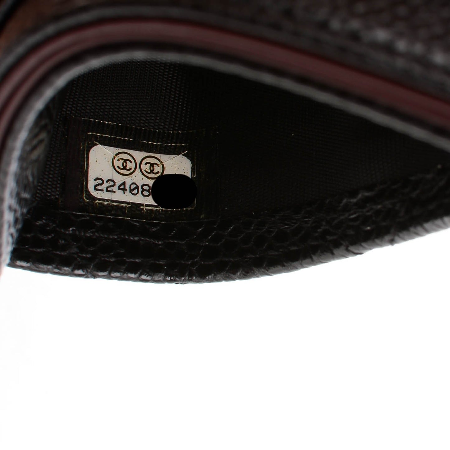 Caviar Quilted Card Holder Black