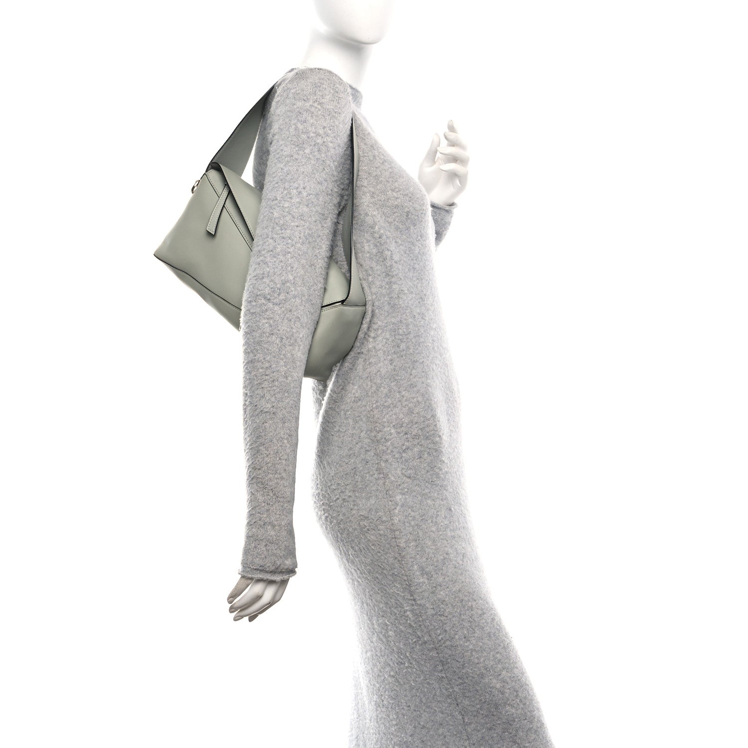 Loewe Calfskin Puzzle Hobo Ash Grey 2 of 9