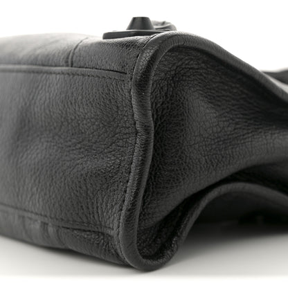 Balenciaga Shiny Goatskin Matte Black Metallic Edge Hardware Mini City Black 11 of 12