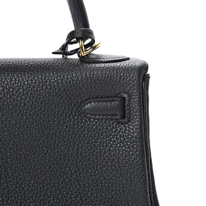 Hermes Togo Kelly Retourne 25 Black 10 of 40