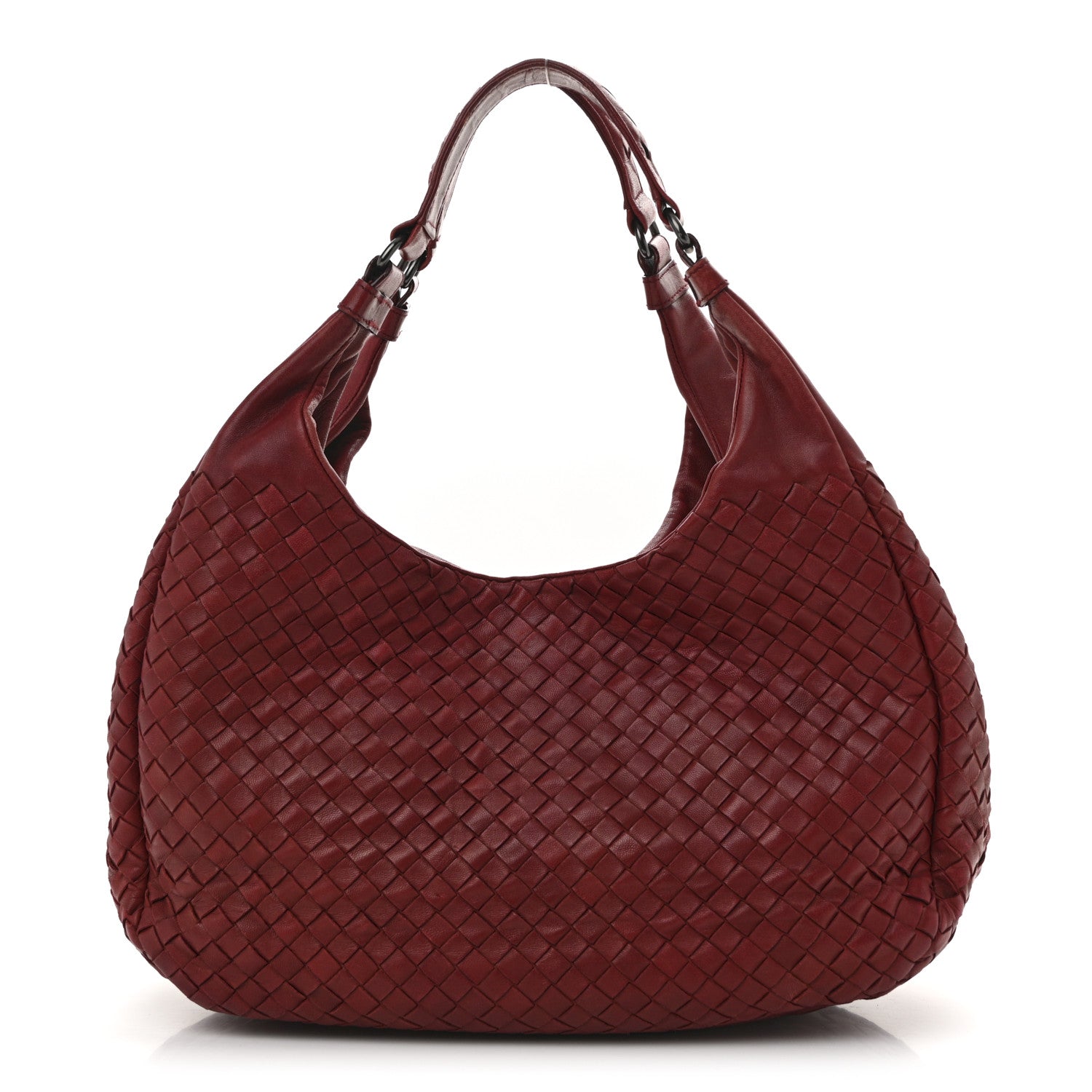 Bottega Veneta Nappa Intrecciato Medium Campana Hobo Red 1 of 14