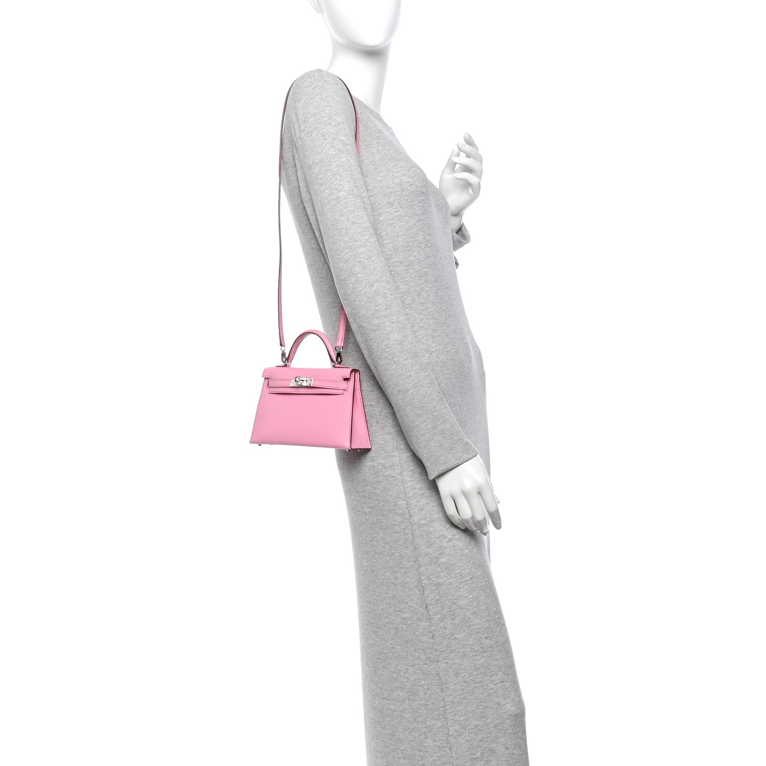 Hermes Epsom Mini Kelly Sellier 20  5P Pink 2 of 11