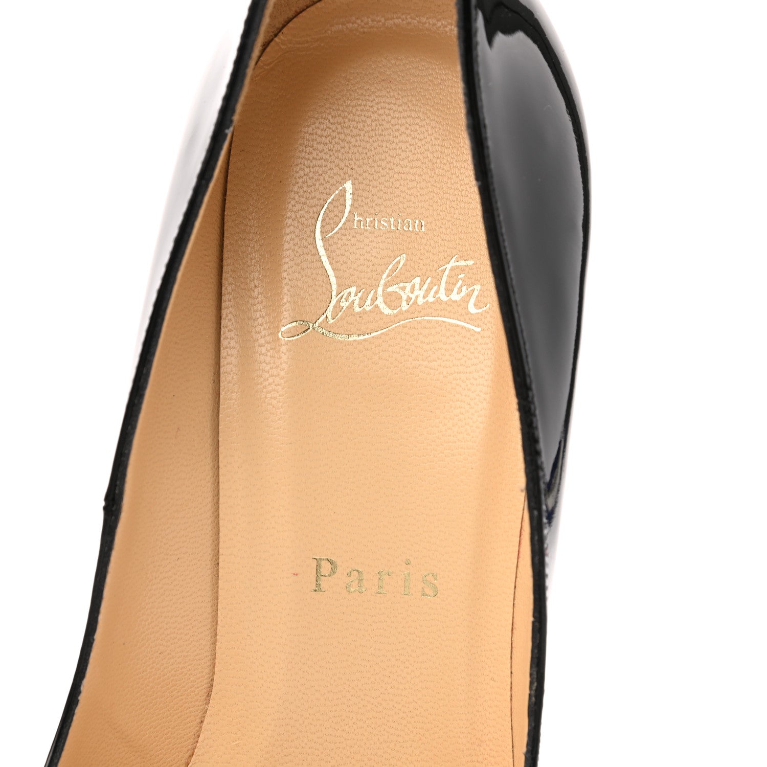 Christian Louboutin Patent Pigalle Plato 100 Pumps 36 Black 7 of 9