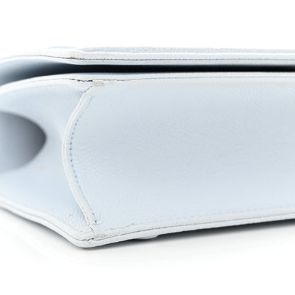 Christian Dior Grained Calfskin Medium Diorama Flap Bag Light Blue 8 of 15
