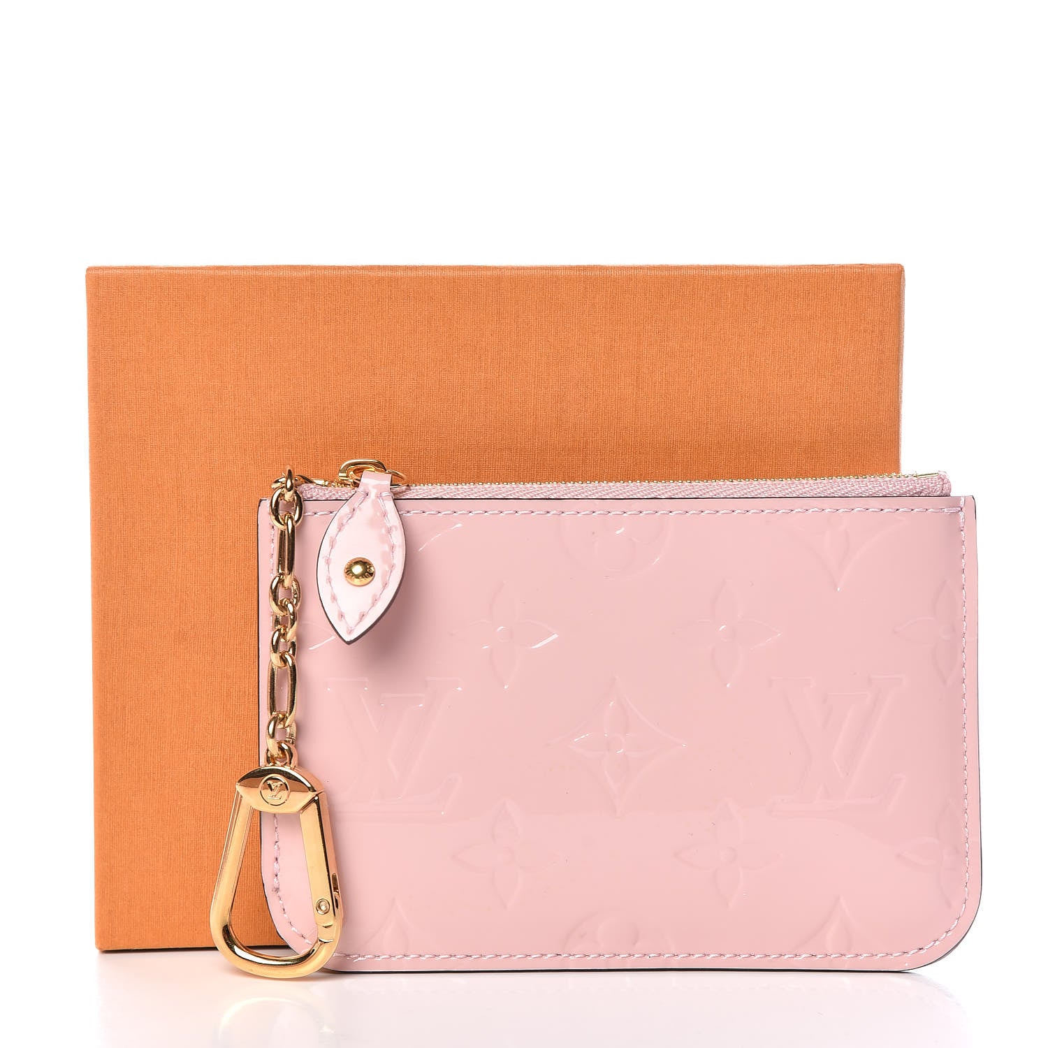 Louis Vuitton Vernis Key Pouch Rose Ballerine 7 of 7