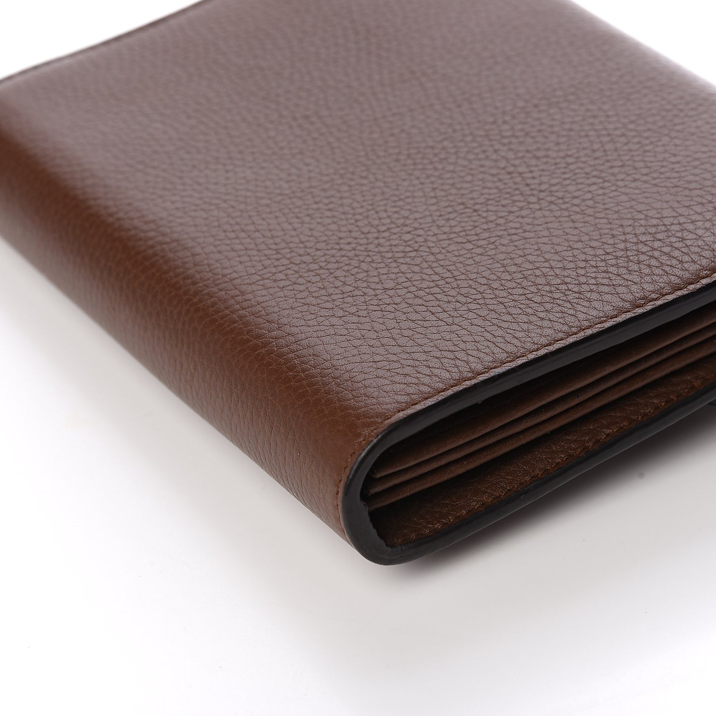 Cellarius Calfskin GG Marmont Chain Wallet Nut Brown