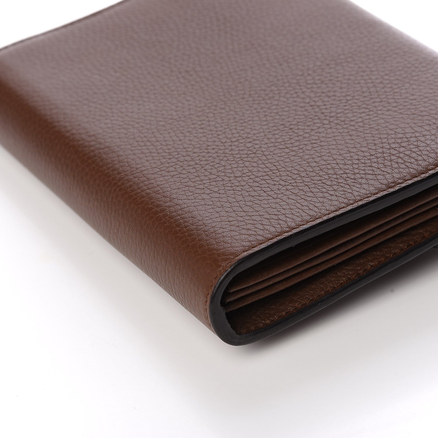 Gucci Cellarius Calfskin GG Marmont Chain Wallet Nut Brown 6 of 9