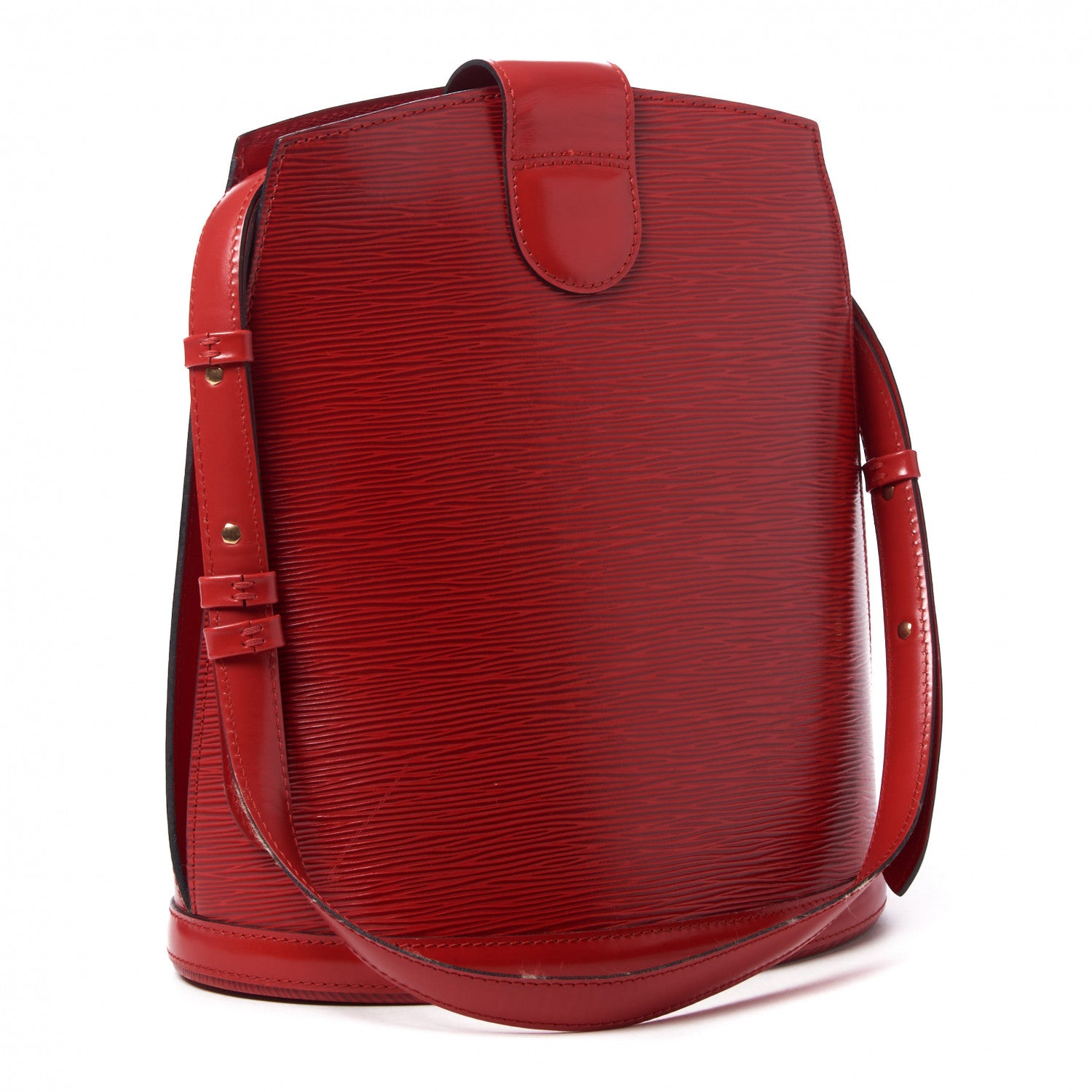 Louis Vuitton Epi Cluny Castillan Red 2 of 8