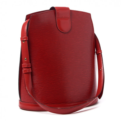 Louis Vuitton Epi Cluny Castillan Red 2 of 8