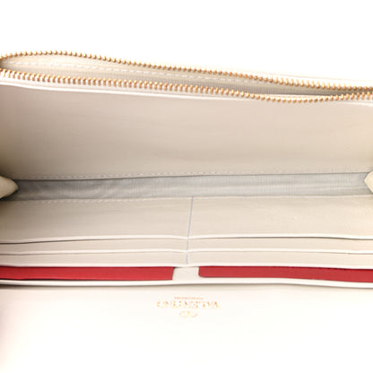 Valentino Garavani Vitello Loveblade Embellished Chain Wallet White 5 of 11