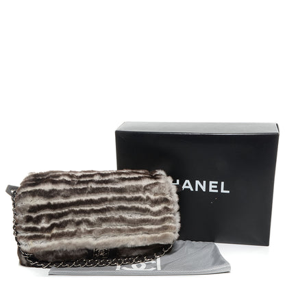 Chanel Chinchilla Fur Jumbo Flap Bag 4 of 9