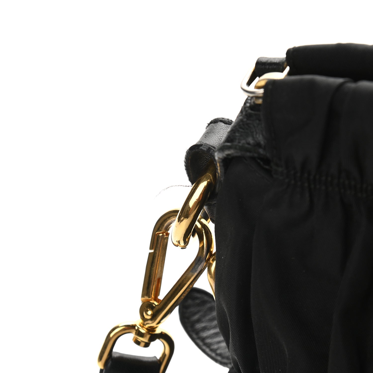 Prada Tessuto Nylon Gaufre Tote Black 9 of 10