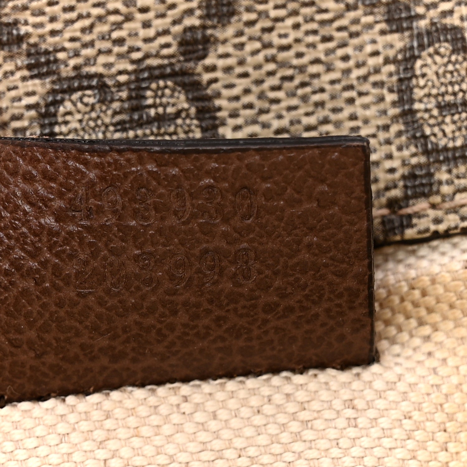 Gucci GG Supreme Monogram Neo Vintage Web Belt Bag Brown 7 of 13