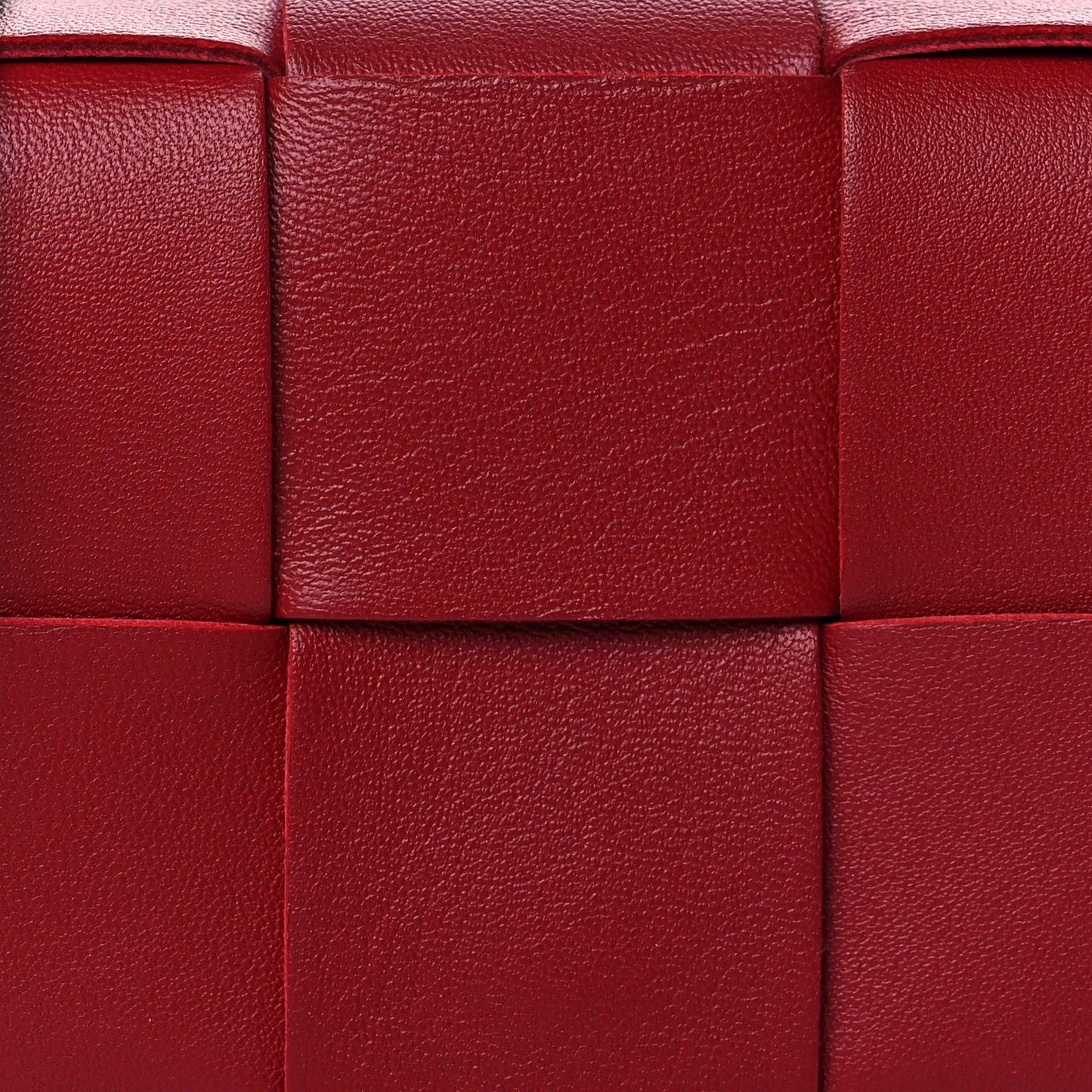 Lambskin Maxi Intrecciato Extra Mini Cassette Crossbody Bag Bordeaux