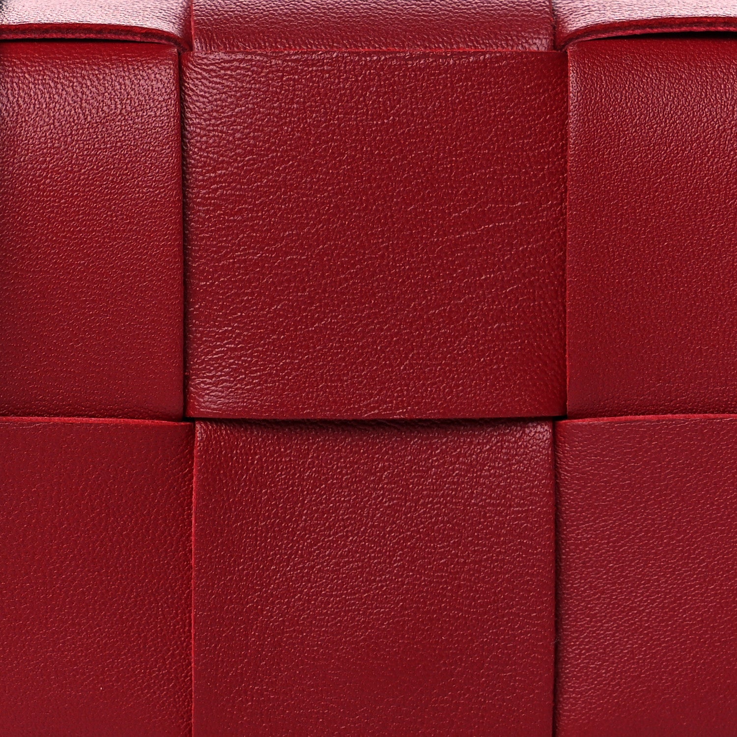 Bottega Veneta Lambskin Maxi Intrecciato Extra Mini Cassette Crossbody Bag Bordeaux 6 of 8