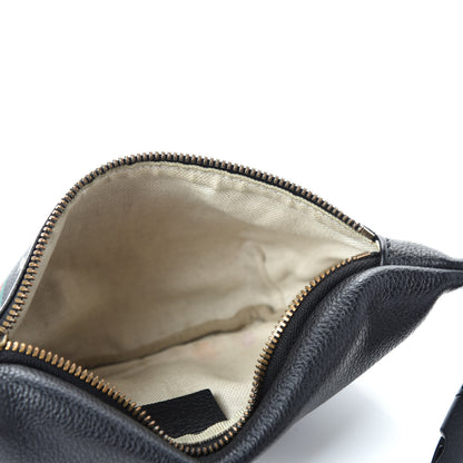 Gucci Grained Calfskin Small Logo Belt Bag Black 5 of 11
