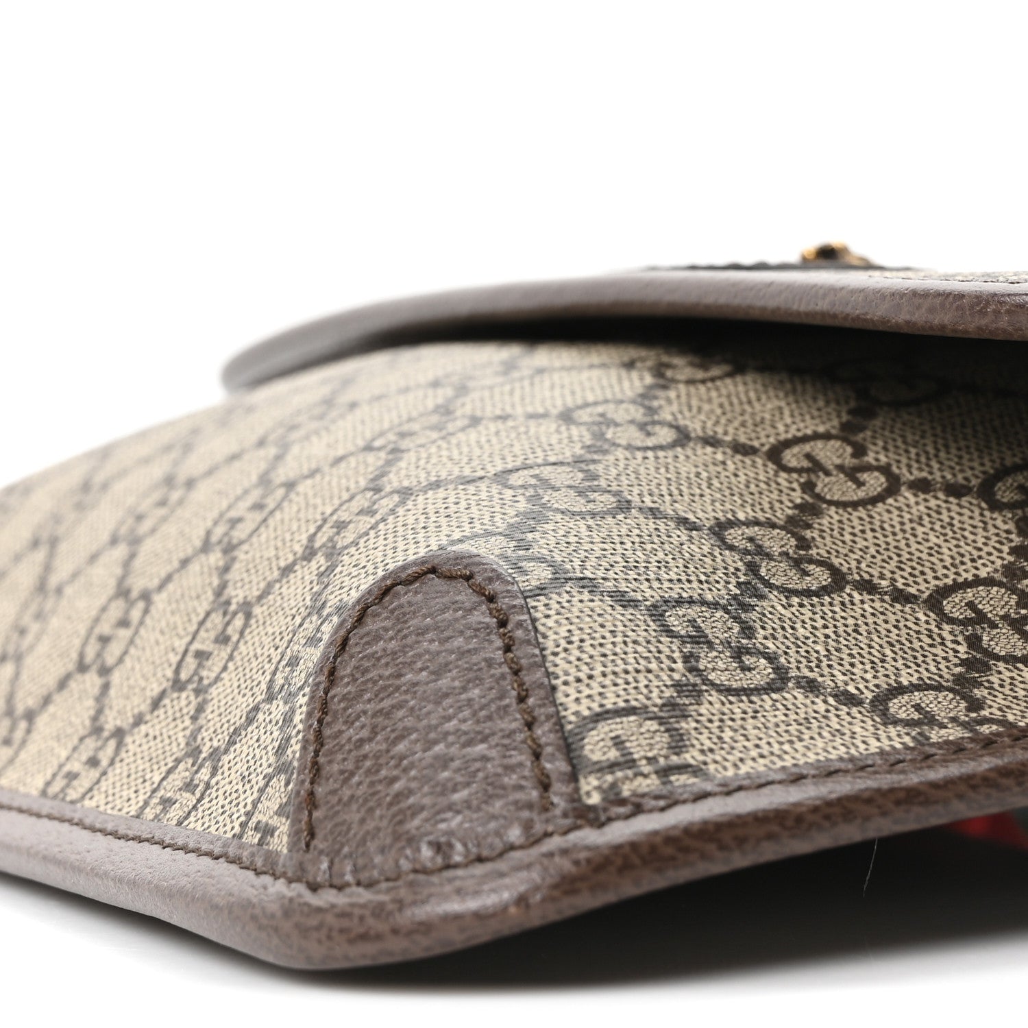 Gucci GG Supreme Monogram Neo Vintage Web Belt Bag Brown 10 of 10