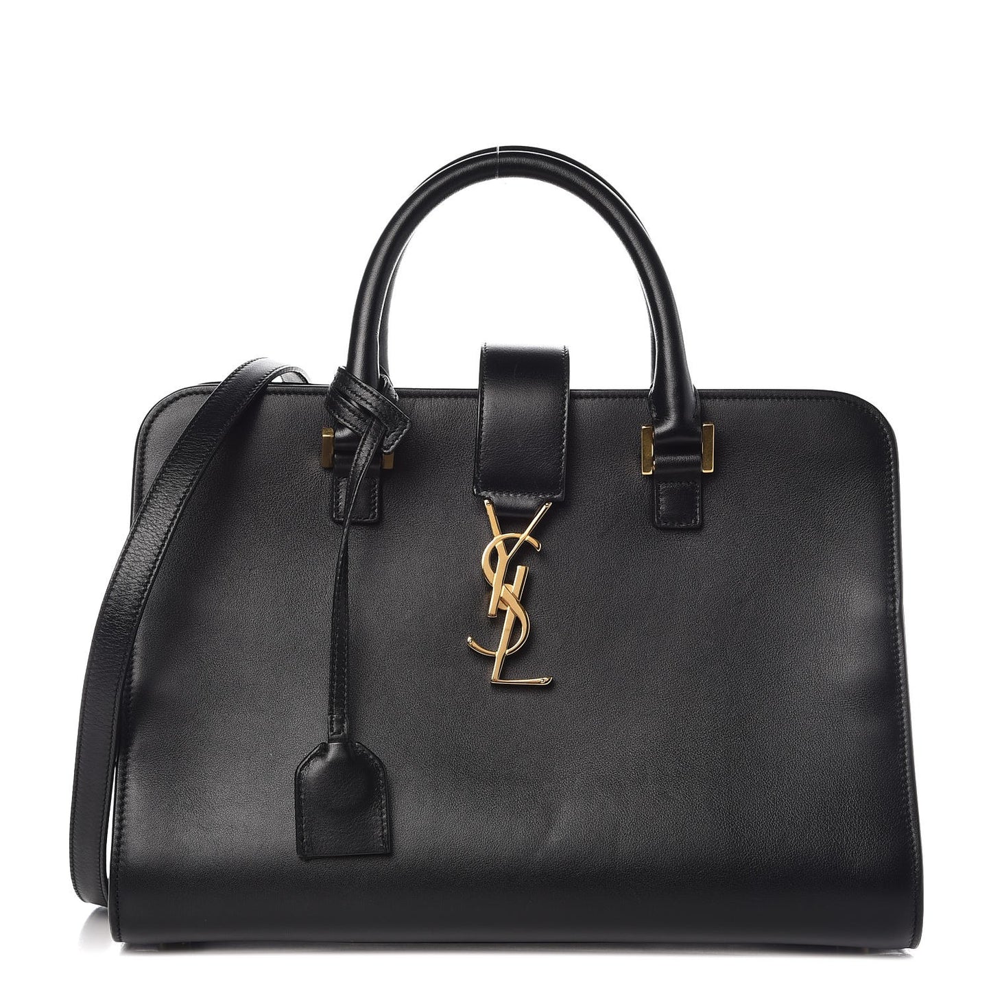 Smooth Calfskin Small Monogram Cabas Black