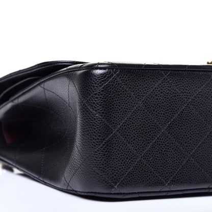 Chanel Caviar Quilted Jumbo Double Flap Black 6 of 12