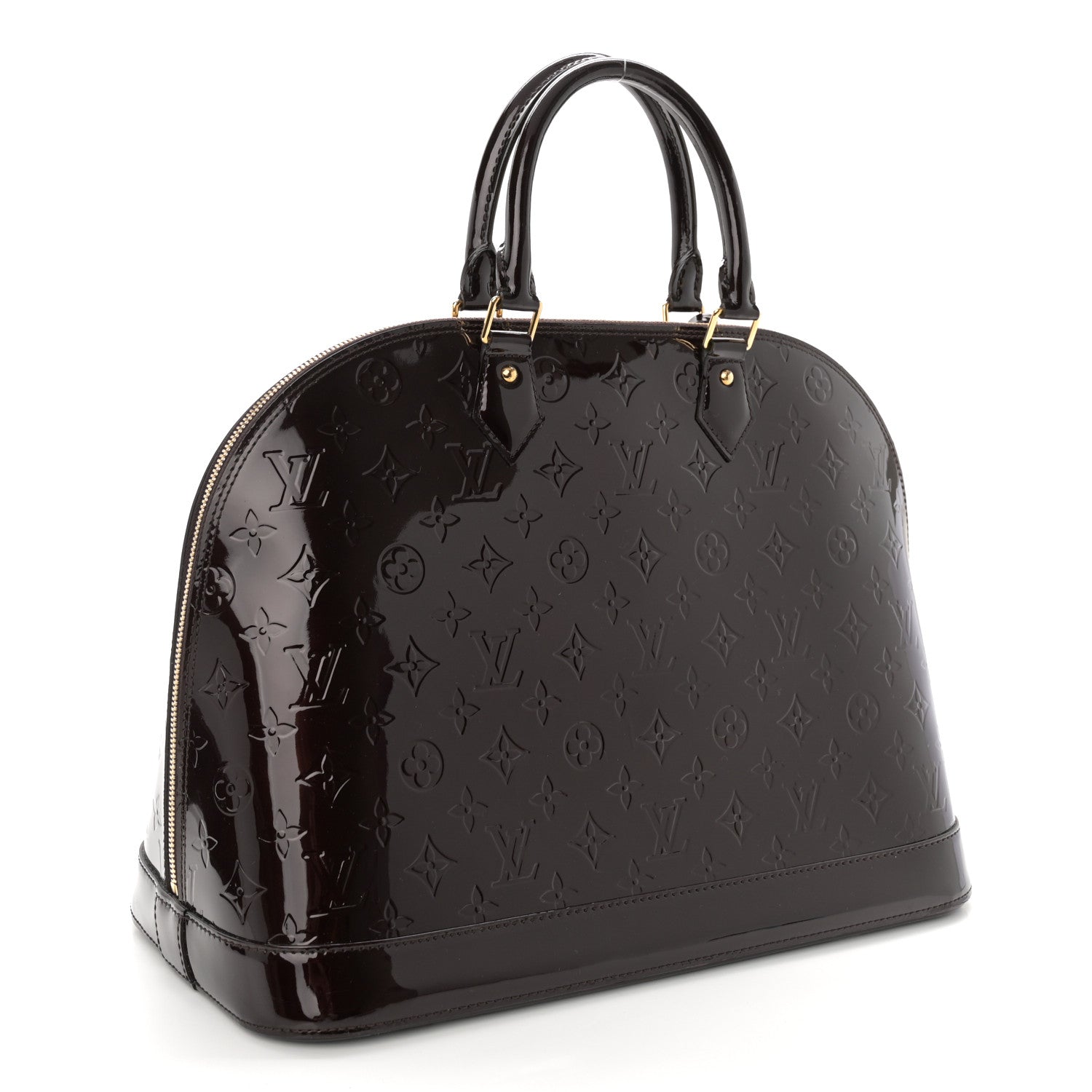 Louis Vuitton Vernis Alma MM Amarante 3 of 11